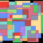 few pastel shapes
